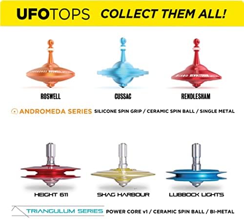 צמרות UFO - בסיס קרן קל | מזח מתכת ותצוגה תואמים לכל דגמי ה- UFO Tops | שָׁחוֹר
